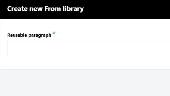 Add library component