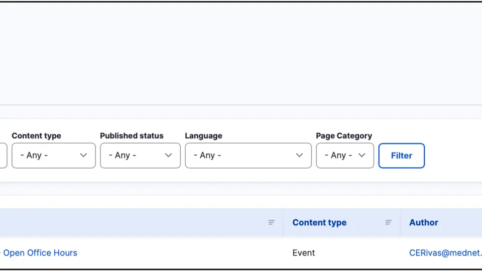 Adding content button steps 1 to 2 
