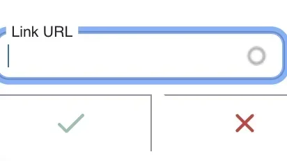 Adding a link to a text box