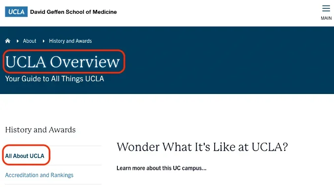 Screenshot of Menu Link Functionality Update