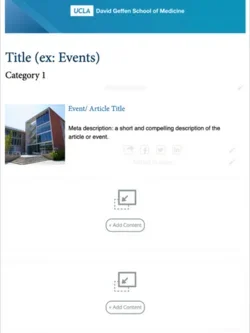 Publicate email newsletter template