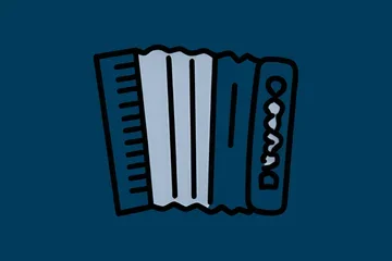 Illustration of an accordion