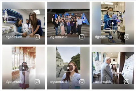 Tagboard grid layout example