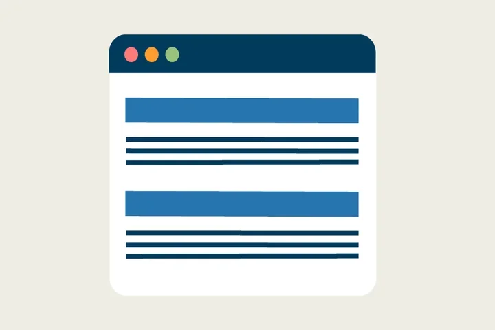 New section header illustration