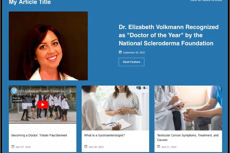 Example of an Article View