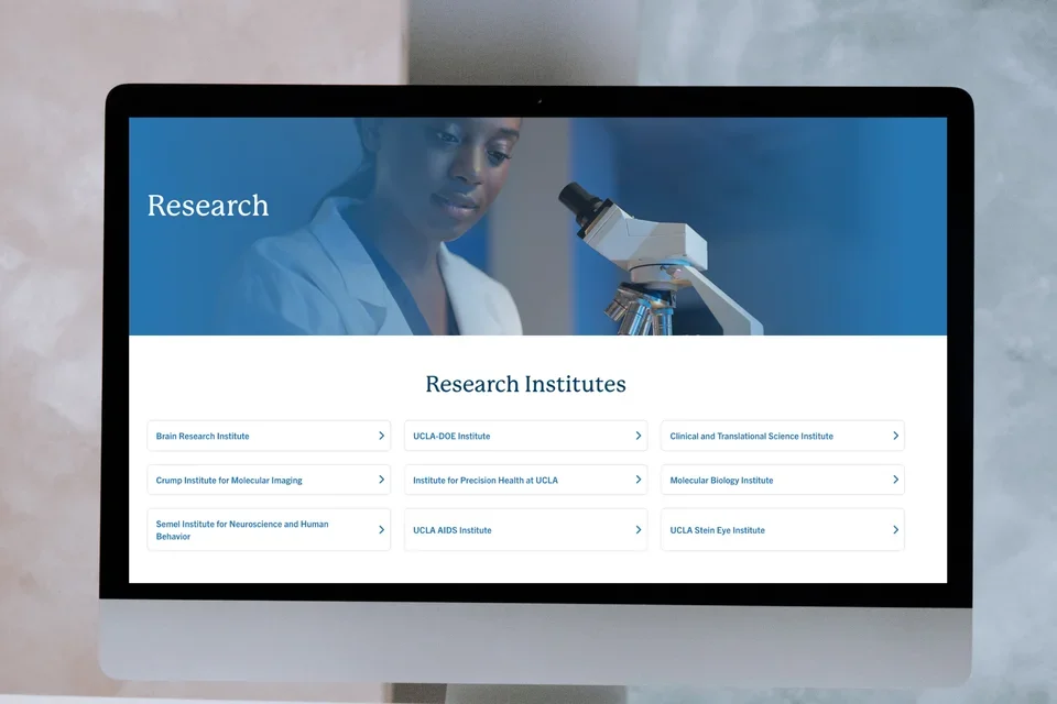 Example of the CTA Link on a computer screen background