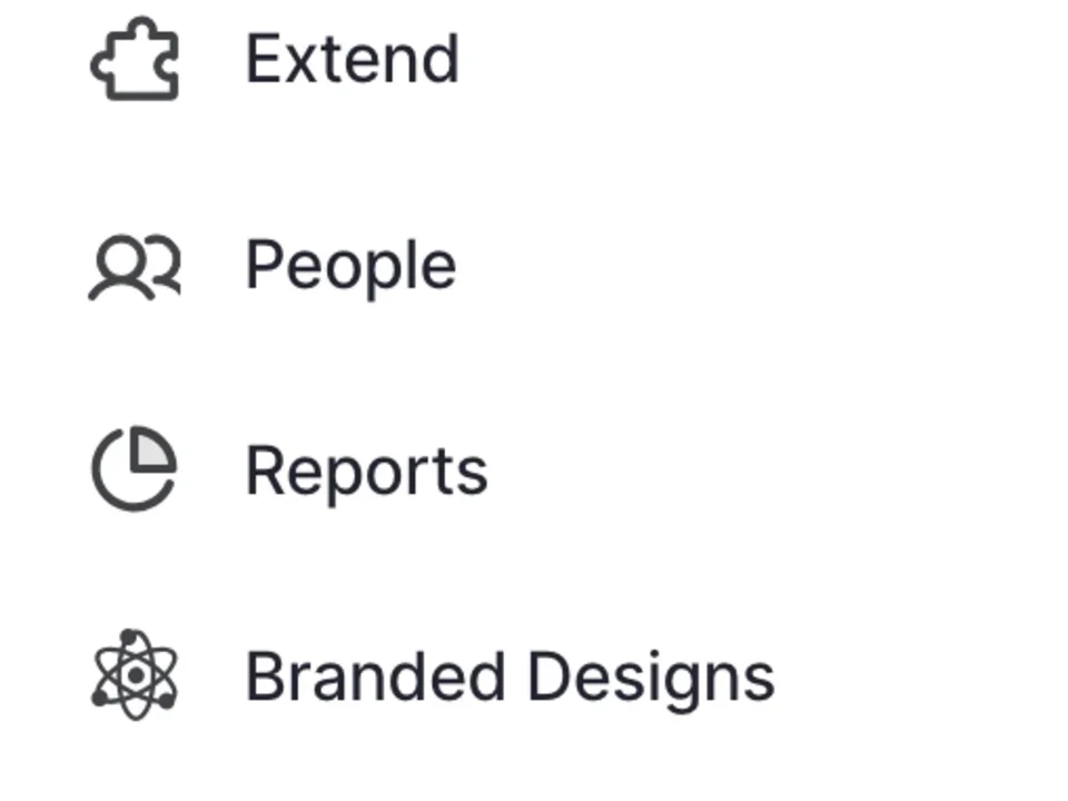 Example of selecting Accessibility Reports from the Drupal side menu.