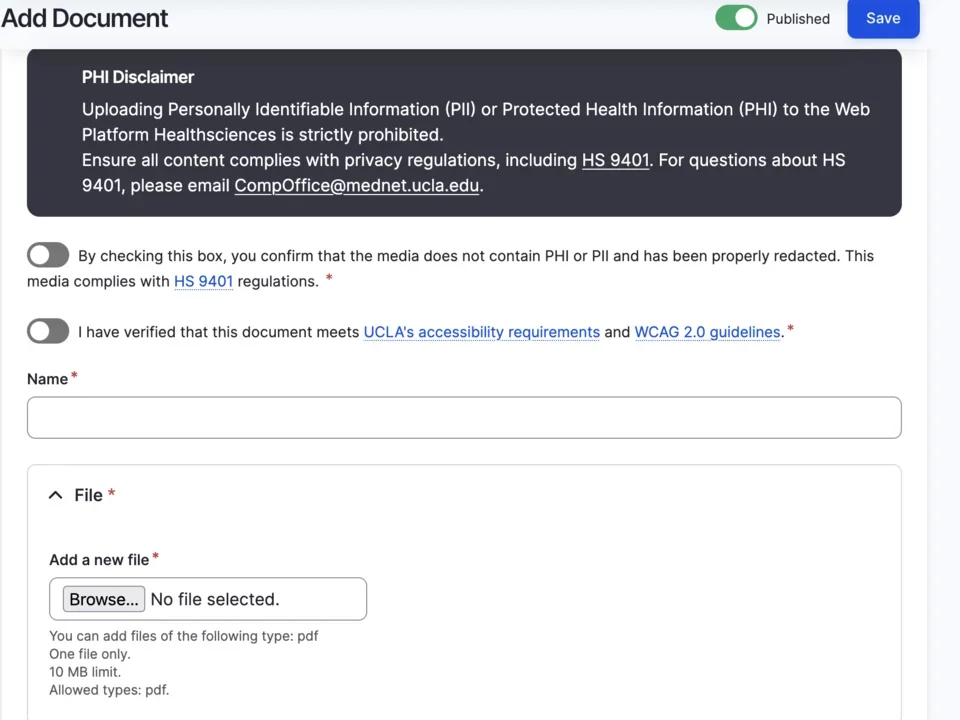 Example of the adding a document field