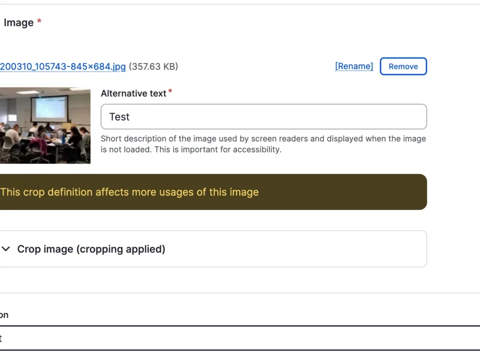 Example of editing an image