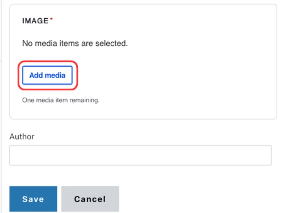 Add image for media quote