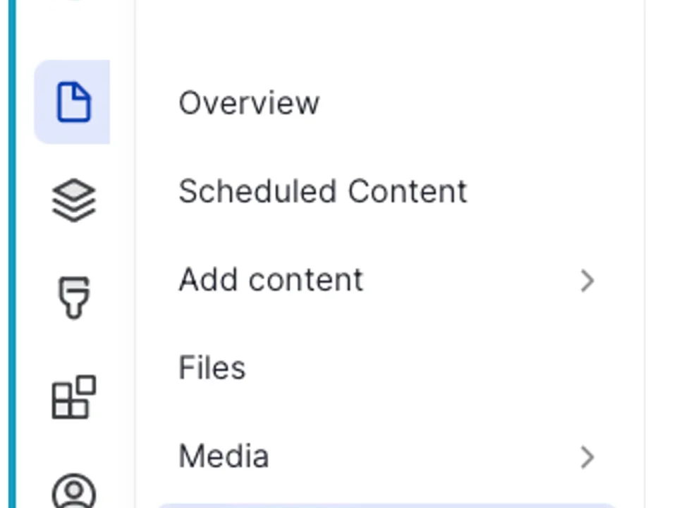 paragraphs menu selected 