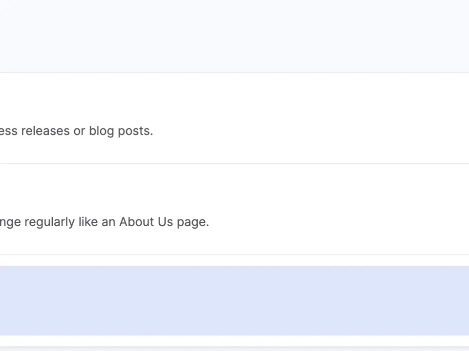 Example of selecting the person profile