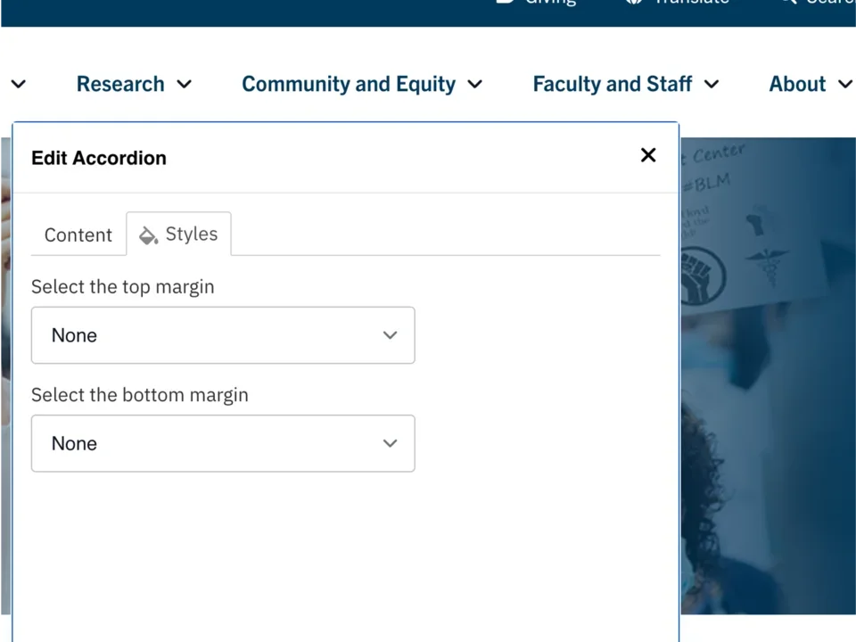An example of how to save both the component and the page. The save buttons for both are outlined in red to emphasize the action.