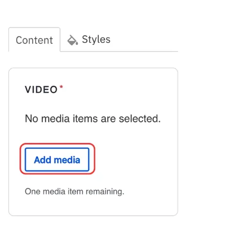 Add media