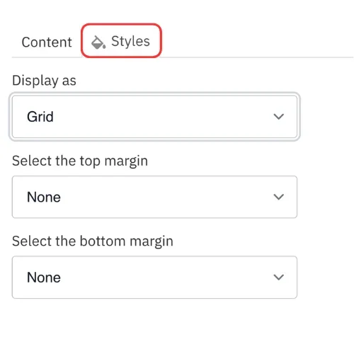 Peron profile styles