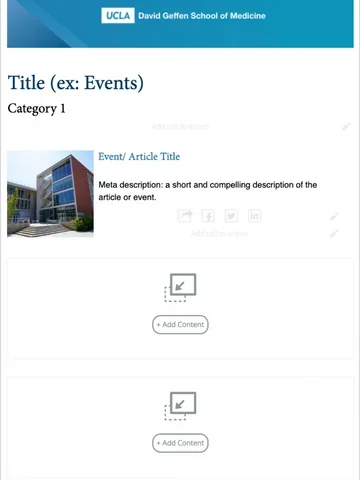Publicate email newsletter template