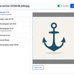 Example of Webplatform Crop Tool