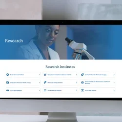 Example of the icon links on a computer screen background