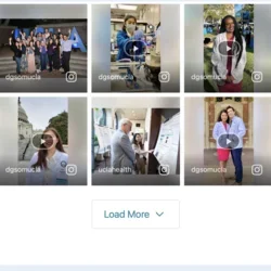 Tagboard grid layout example