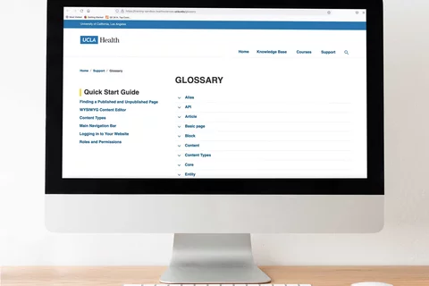 Example of the Acquia Glossary 