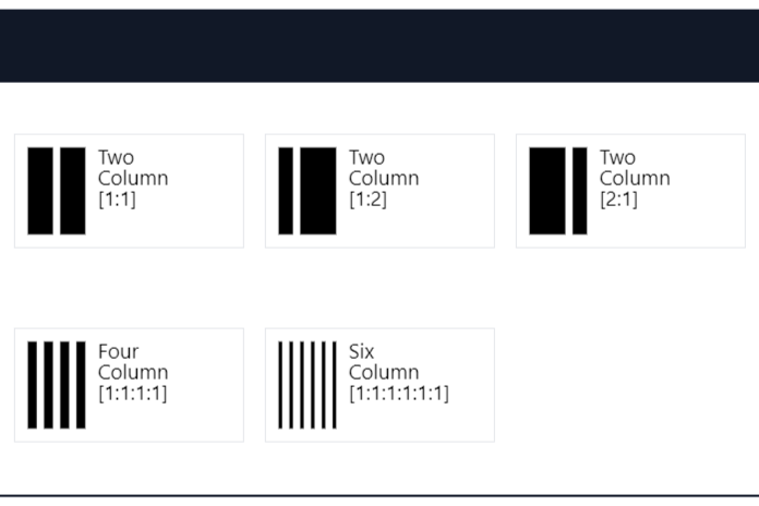 Choose number of columns