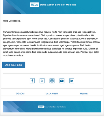 Publicate simple email template